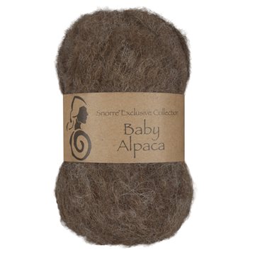 Viking snorre Baby alpaca 308 brun